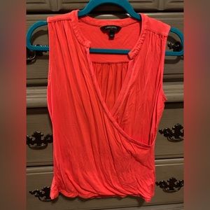 Pink/Coral Banana Republic Criss Cross Tank Size XS